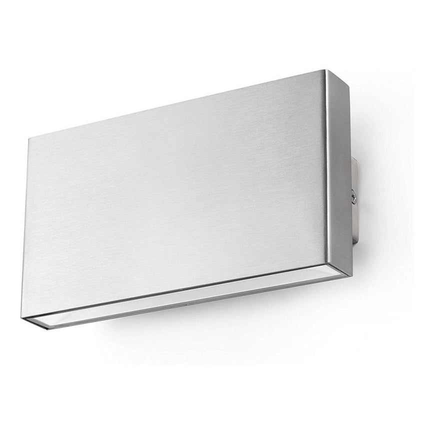 FARO KAULA LED Wandlamp Buiten – 14W – Zilver – IP44 – 3000K Warm Wit