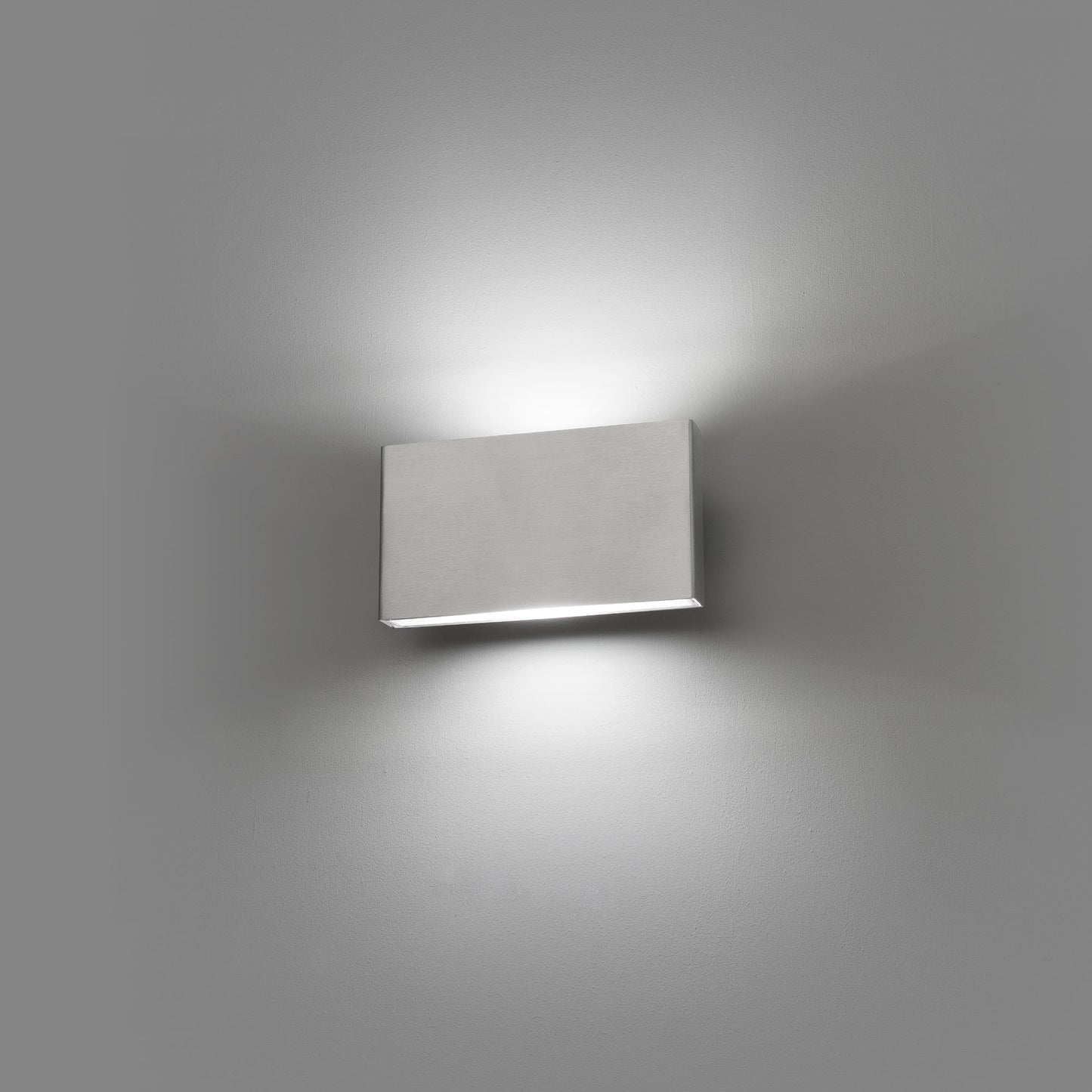 FARO KAULA LED Wandlamp Buiten – 14W – Zilver – IP44 – 3000K Warm Wit