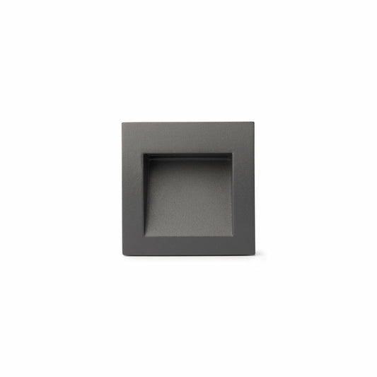 Faro LED - SEDNA SQ 90 Donkergrijze inbouwlamp